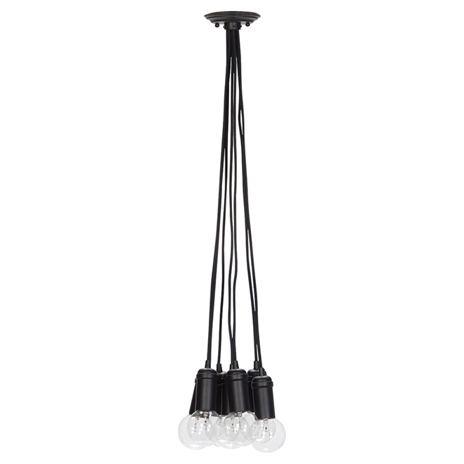 Luminaire suspendu à 7 ampoules - 48 3/4 po