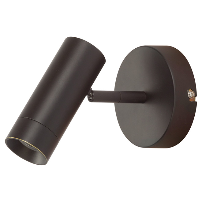 1-Light LED Wall Sconce - "Oslo" - 6" - Black