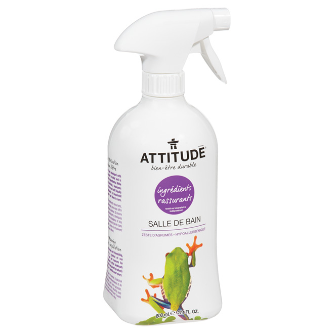 Nettoyant pour salle de bains, zeste d'agrumes, 800 ml