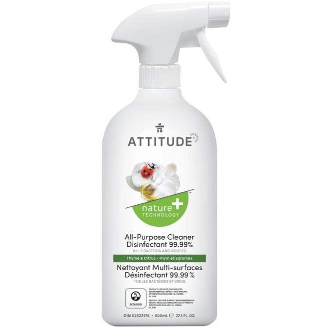 Nettoyant désinfectant multi surfaces, thym/agrumes, 800 ml