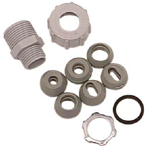 Strain Relief Connector - PVC - 1/2"