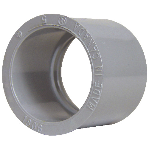 Manchon, réducteur, PCV, 3/4" x 1/2"