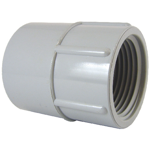 Adaptateur de conduit, PCV, 1 1/2", femelle