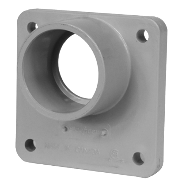 Manchon pour socle de compteur, PCV, 1 1/4"