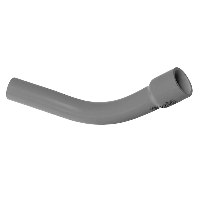 Coude de conduit, PCV, 45°, 1/2"