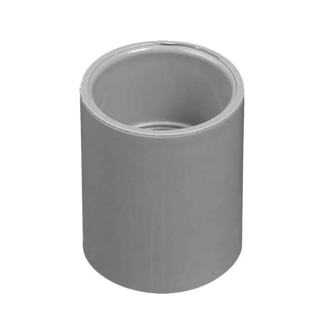 Coupleur, PCV, 3/4"