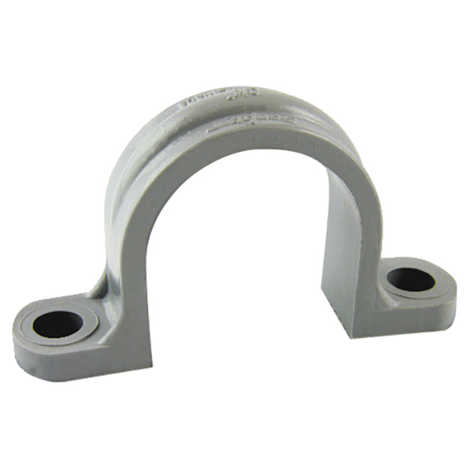 Conduit Strap - PVC - 2-Hole - 1/2" - 25/Pk
