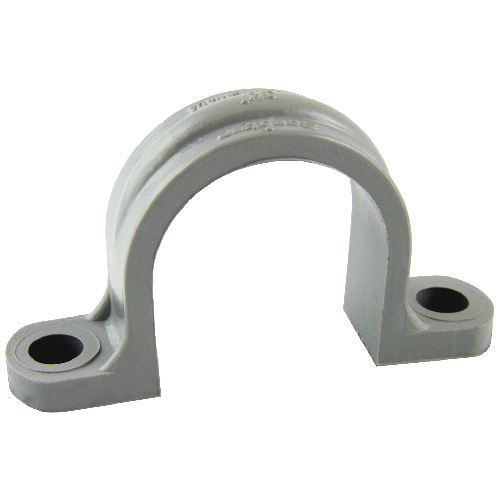 Sangle pour conduit, PCV, 2 trous, 3/4", pqt/25