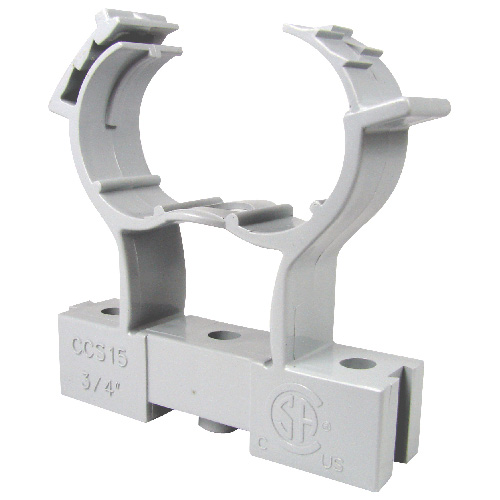 Conduit Clamp and Spacer - PVC - 1"