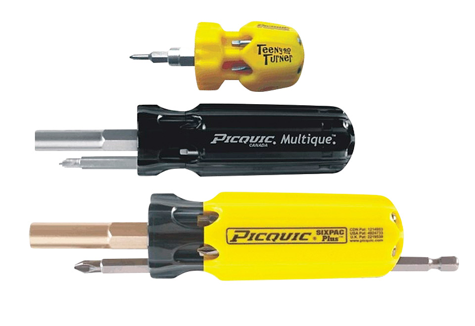 Ensemble de 3 tournevis «multi-pointe»