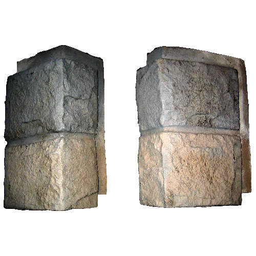 Panneaux en coin « Rock Face » polyroche