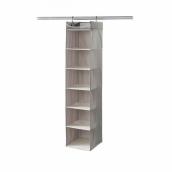 6-Shelf Closet Organizer - Fabric - 12 1/2