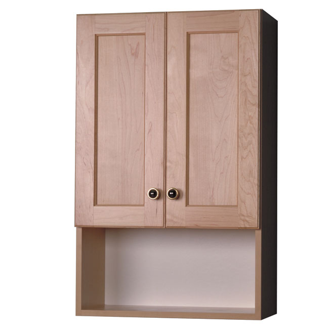 Cyprus 2-Door 1-Shelf Overjohn - Maple