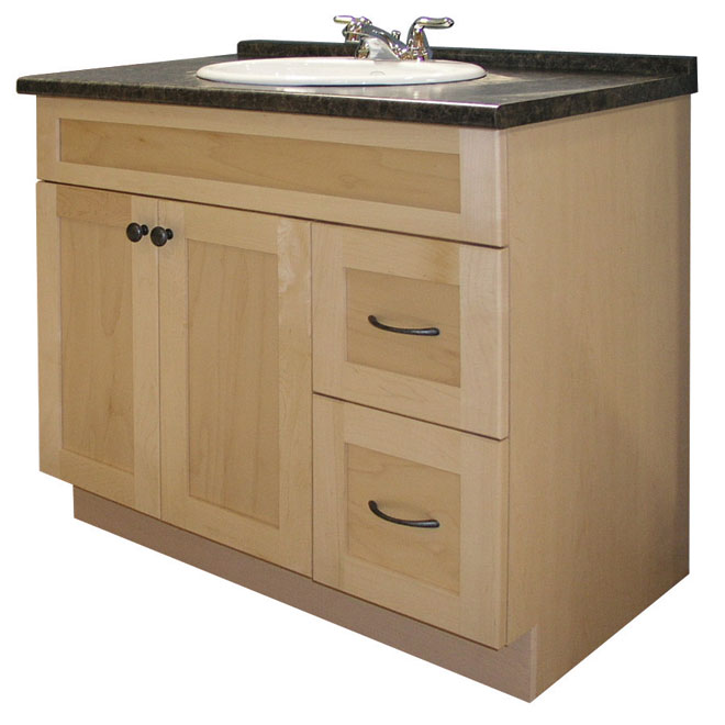 "Cyprus" 2-Door 2-Drawer Vanity Base - Maple