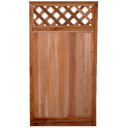 Gate with Lattice