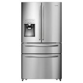 Refrigerator with Fridge/Freezer Drawer - 21. cu. ft - Steel