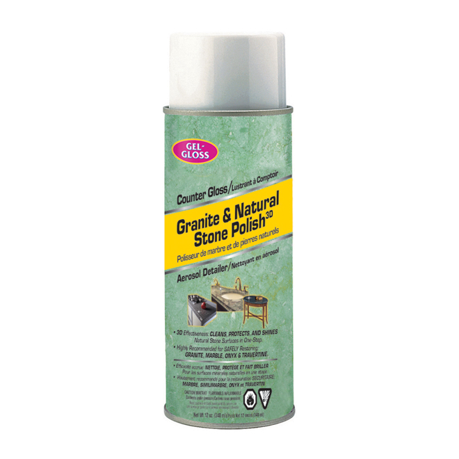 Produit à polir pour granite et pierre naturelle, 340 ml