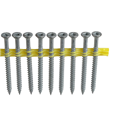 Wood Screws #8 x 2 1/2", galvanized, box of 750