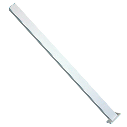 Aluminum Fence Stair Post 42" - White