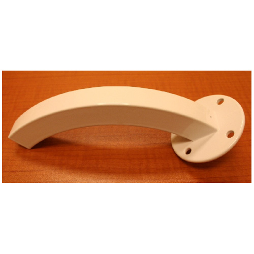 Support de rampe 8 po, blanc