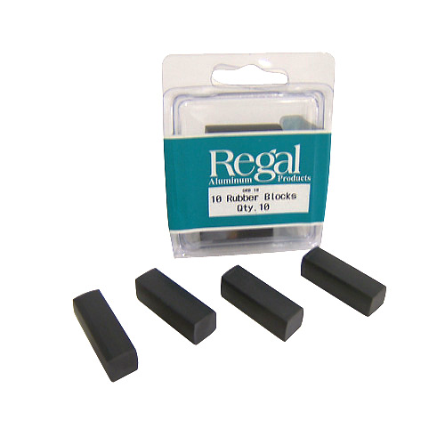 Railing Glass Panel Rubber Blocks - 10 Pack