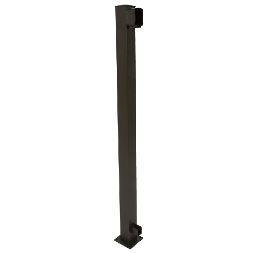 Poteau d'extrémité pour rampe 42 po, bronze