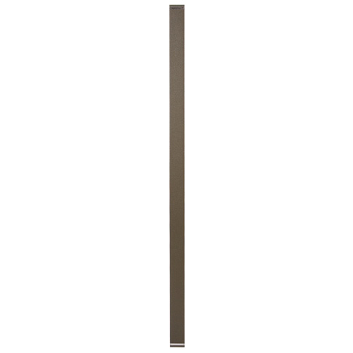 Aluminum Wide Straight Fence Picket 6-Pack - Bronze