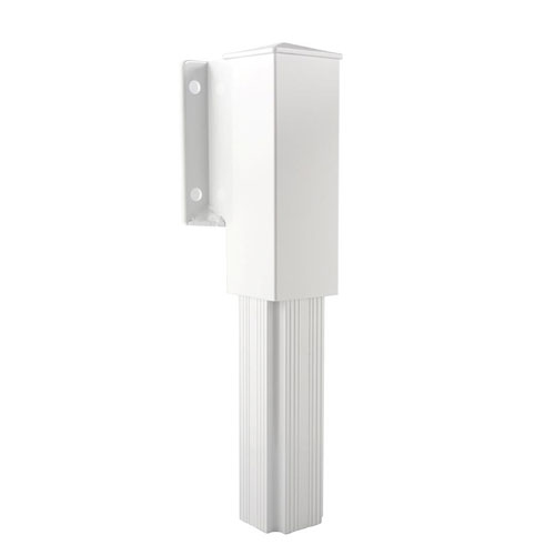 Sidemount Railing Bracket - White