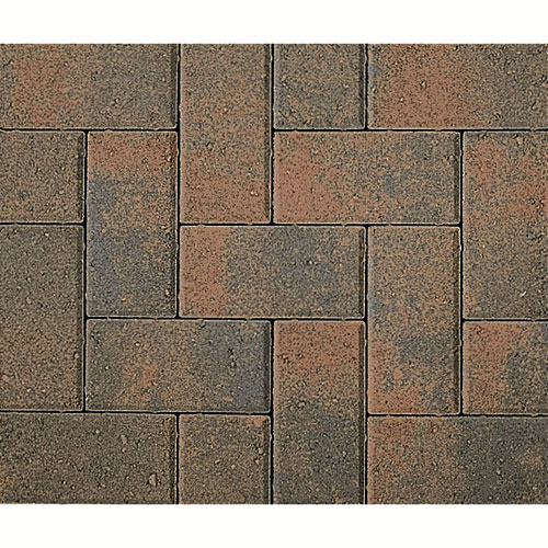 Pavé « Holland », anthracite/marron clair