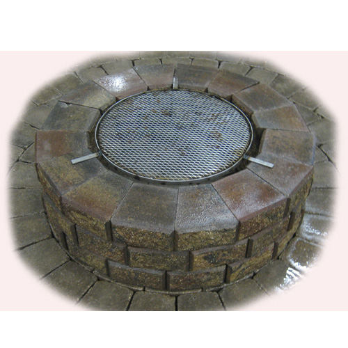 Concrete firepit