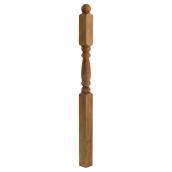 Colonial Treated Wood Deck Post - Brown - 3 1/4
