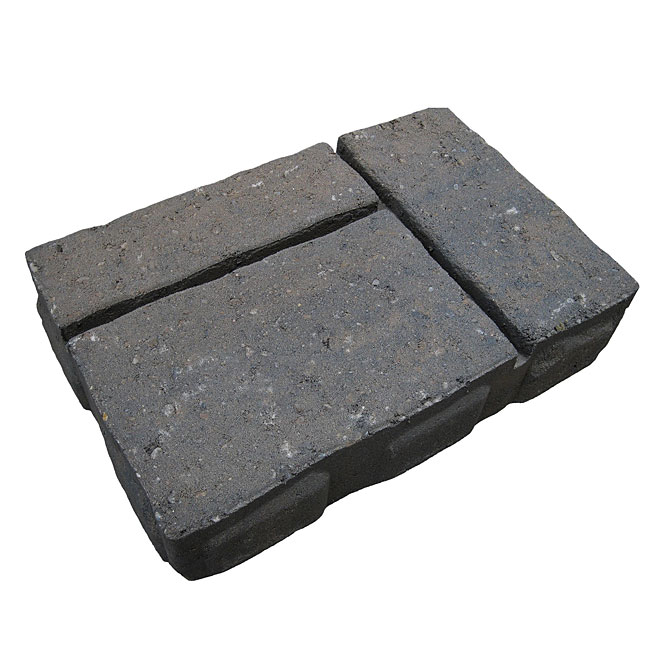 "Expo-Trio" Paving Stone 8" x 12" - Charcoal