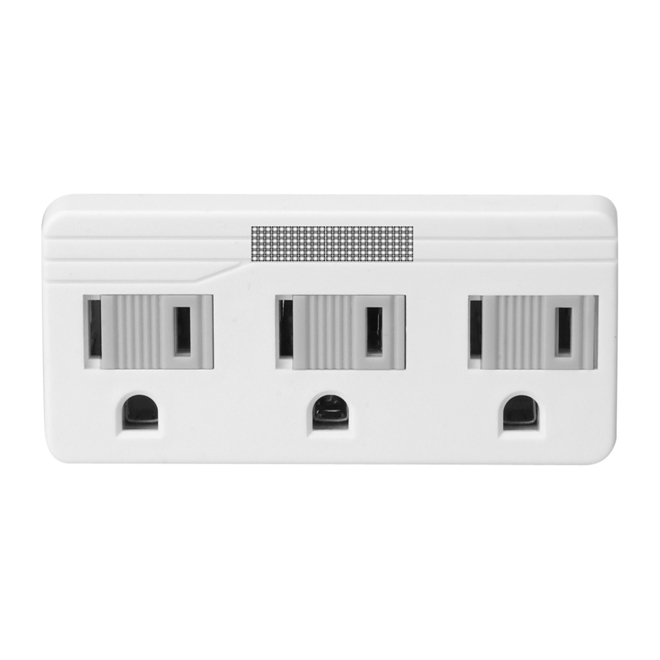 3-Outlet Wall Block