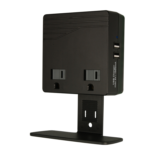 2 USB/2 Outlet Charge Block