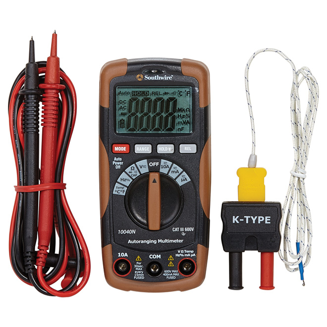 Auto-Ranging Multimeter Cat III