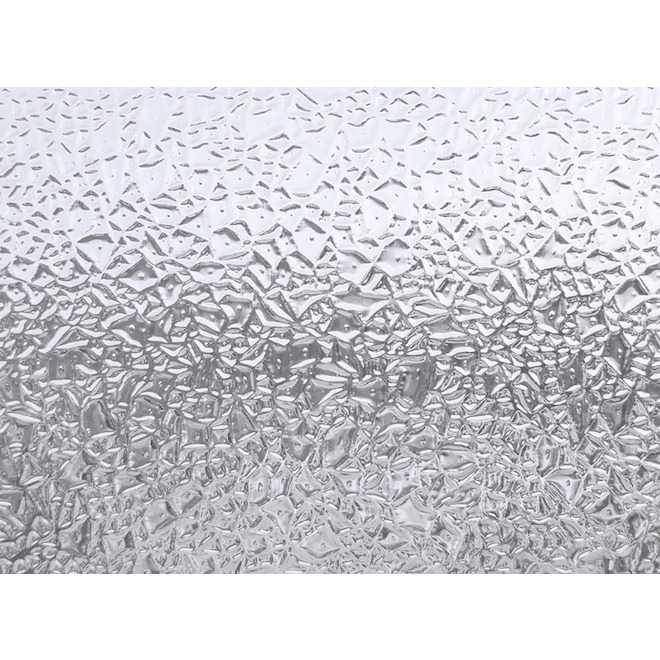 Pellicule électrostatique, glacier, 24" x 47", clair