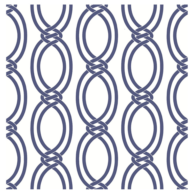 Wallpaper - "Symmetry" - 20" x 31" - White and Black