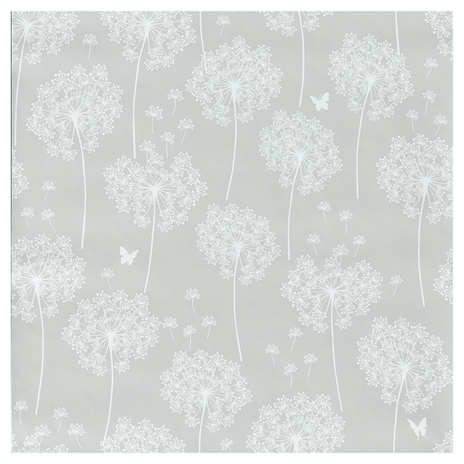 Wallpaper- Dandelion - 20.5" x 18' - Taupe