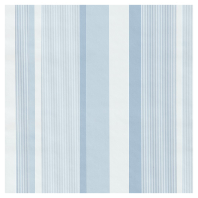 Wallpaper - Awning Design - 20.5" x 18' - Blue