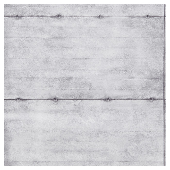 Wallpaper- Concrete Blocks - 20.5" x 33' - Grey/White