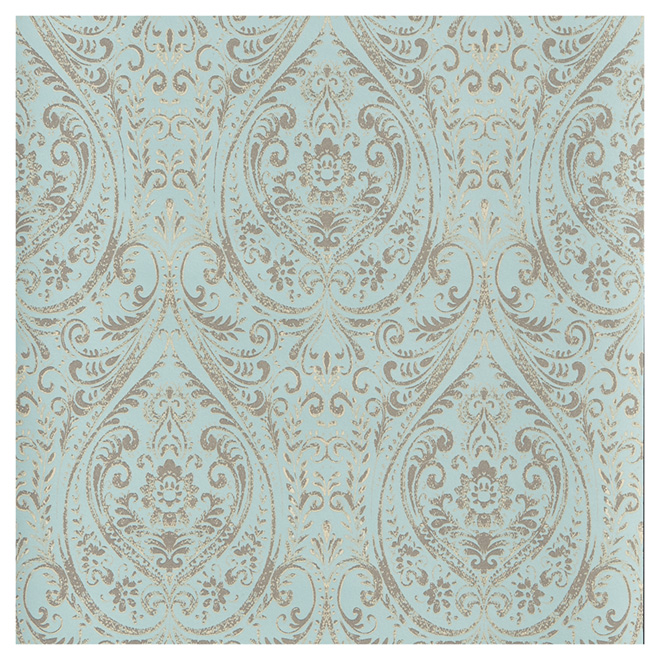 Wallpaper - Robin's Egg - 20.5" x 33' - Blue