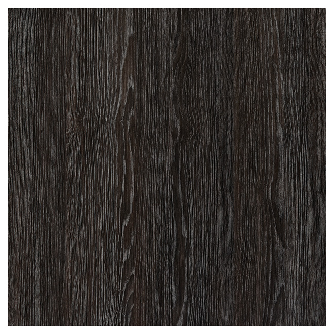Vinyle autocollant imitation de chêne, 17,75" x 66", ébène