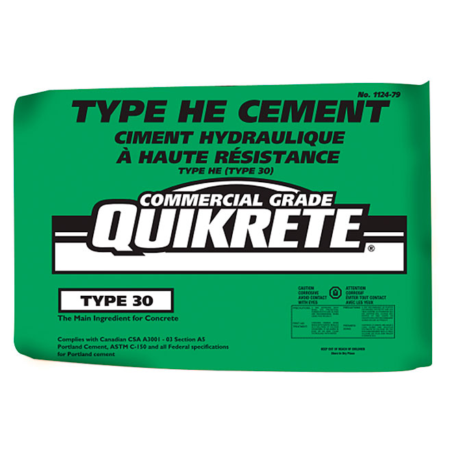Ciment Portland à haute résistance initiale, type 30, 40 kg