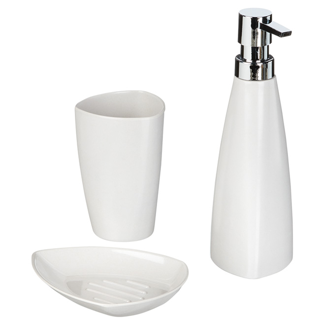 3-Piece Countertop Bathroom Accessory Set