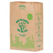 Petits sacs à ordures en papier recyclé biodégradable