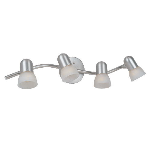 Omni 4-Light Track Fixture - Satin Nickel