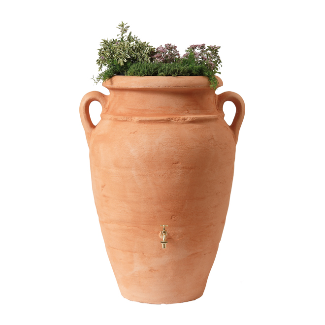 "Antique Amphora" 2-in-1 Rain Collector and Planter -250L
