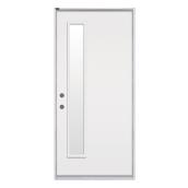 Exterior Steel Door with 1 Glass Panel - Right - 32