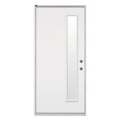 Exterior Steel Door with 1 Glass Panel - Left - 36
