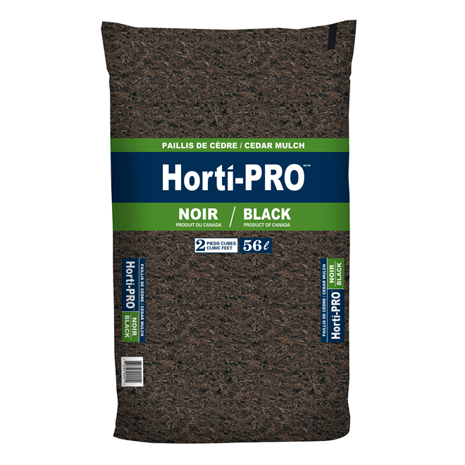 Organic Cedar Mulch - Black